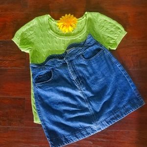 VERO MODA DENIM SHORT SKIRT